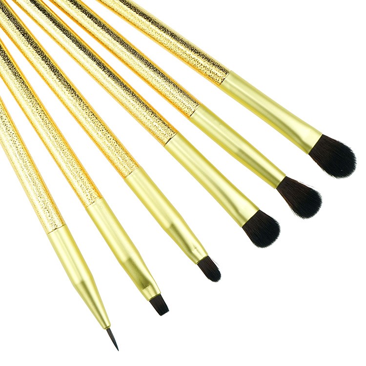 makeup brush supplier OEM metallic cosmetics makeup brushes set private label