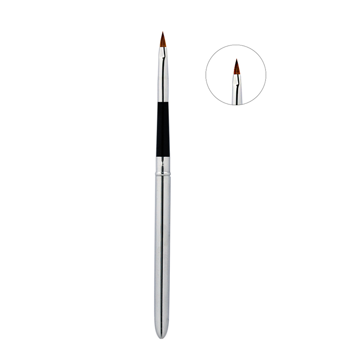 Brand copper handle 100% pur kolinsky hair art nail brush pen