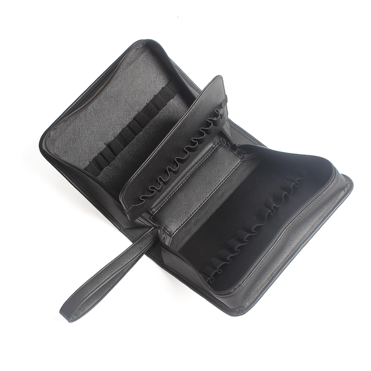Marker Carrying Case Lipstick Organizer 40 Slots PU Zippered Makeup Cosmetic Case Bag Lipstick Holder