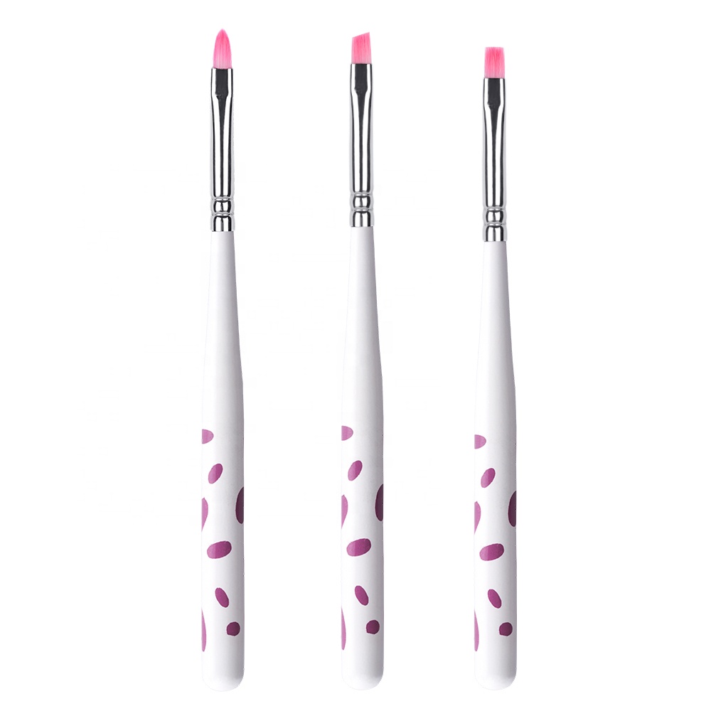 Long-handled Nylon Hair Art Nail Brush Acrylic Brush For Nail