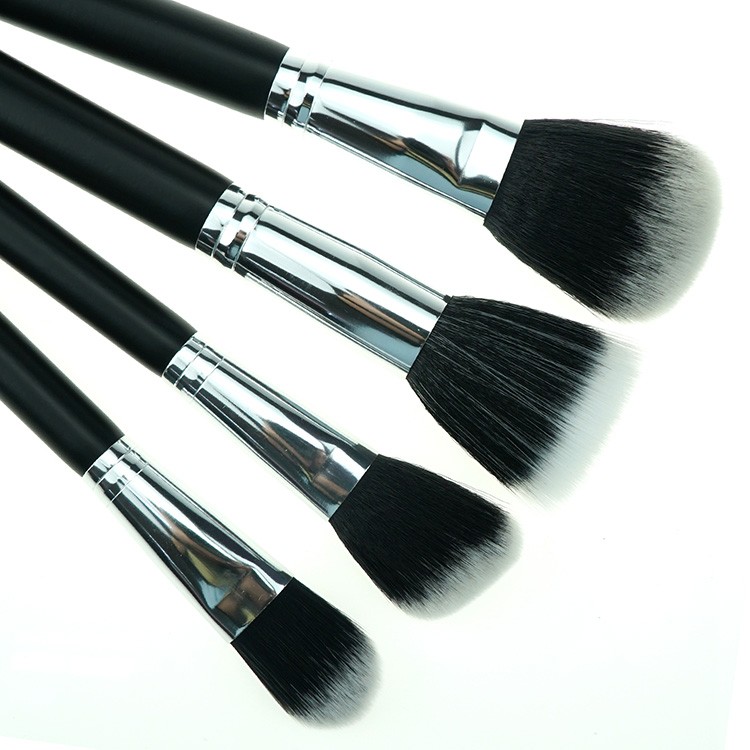 Factory wholesales professional black cosmetic makeup Brush set