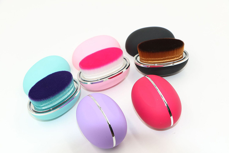 magic egg single oval portable make up kabuki liquid foundation brush