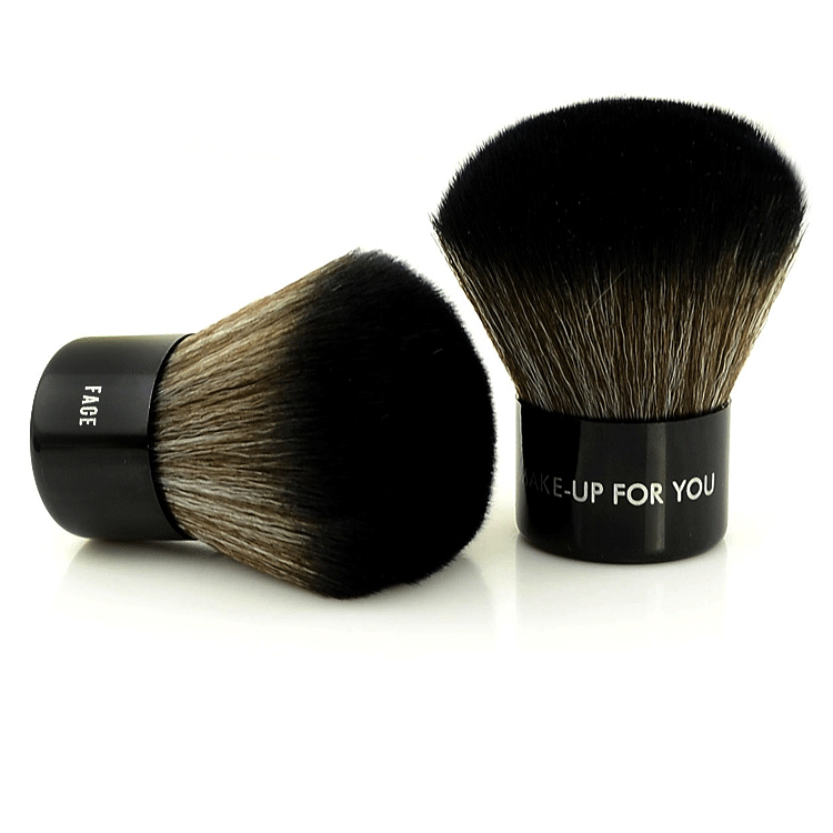 Wholesale Mushroom Soft Synthetic Metal Base Powder Makeup Kabuki Brush