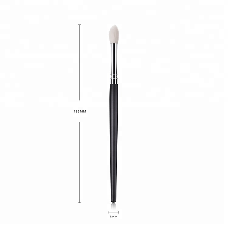Vegan White Eyeshadow Tapered Brush Small Eye Blending Eye Highlight Makeup Brush