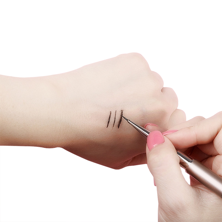 Hight quality glitter diam eyeliner brush with kolinsky hair