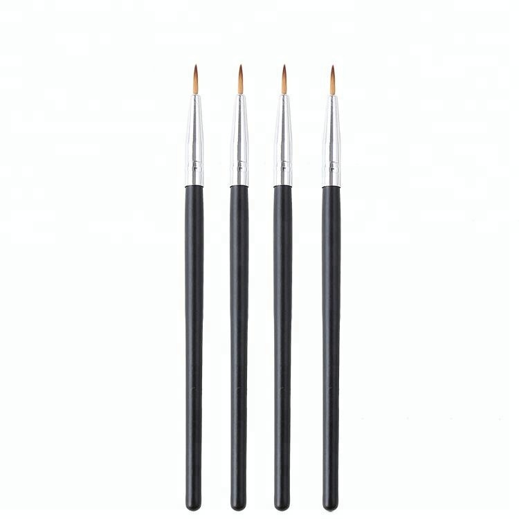 Popular single makeup soft ultra fine long eye liner brush