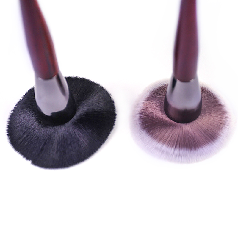 Face Tools Red Wood Synthetic Large Powder Brush Makeup Brush
