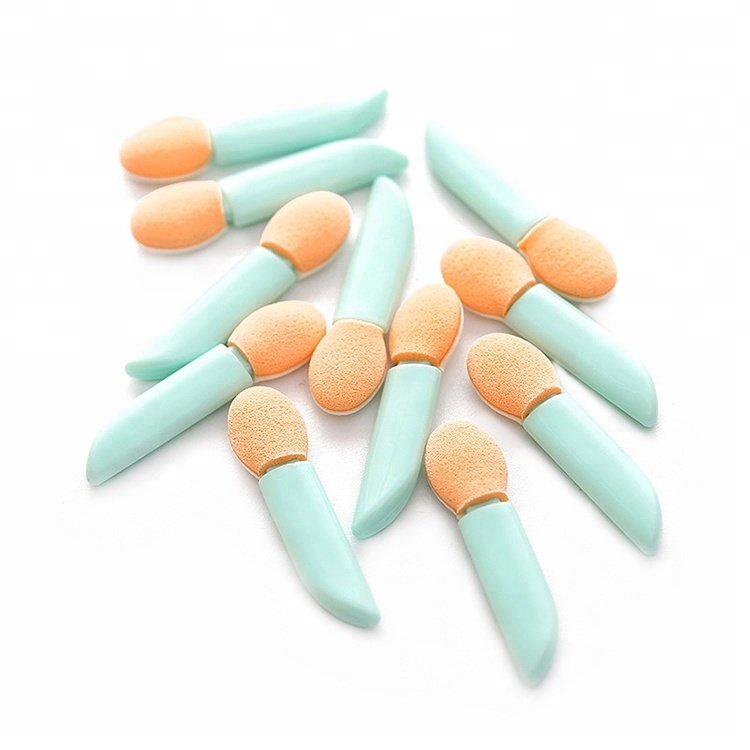 Free Gift Disposable Eyeshadow Palette Use Sponge Dual Eyeshadow Sponge Applicator
