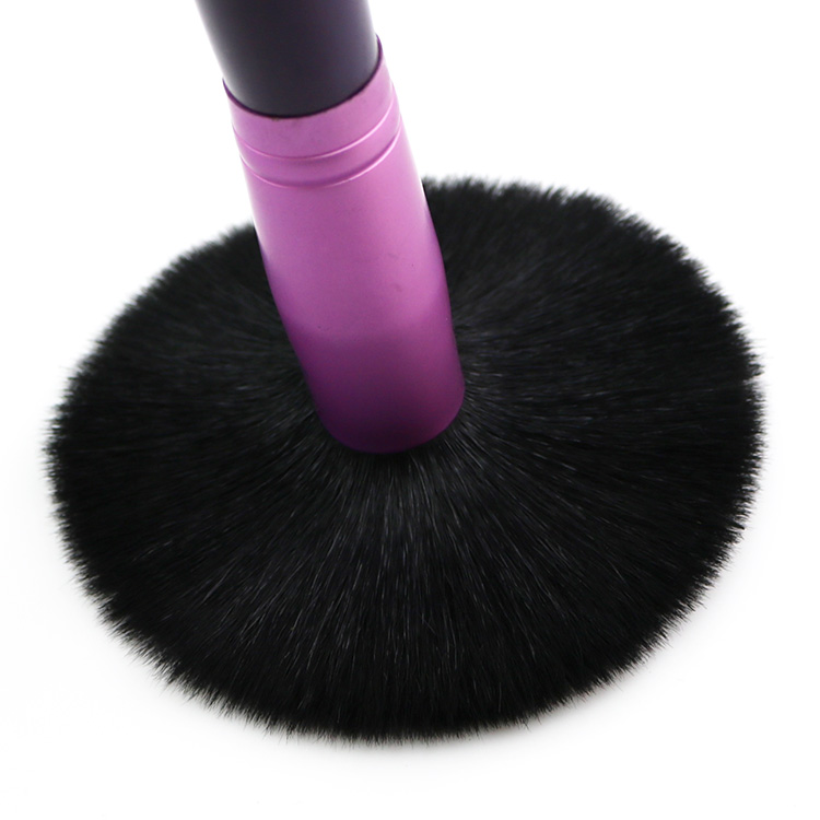 Purple Oval makeup face brush wholesale factory