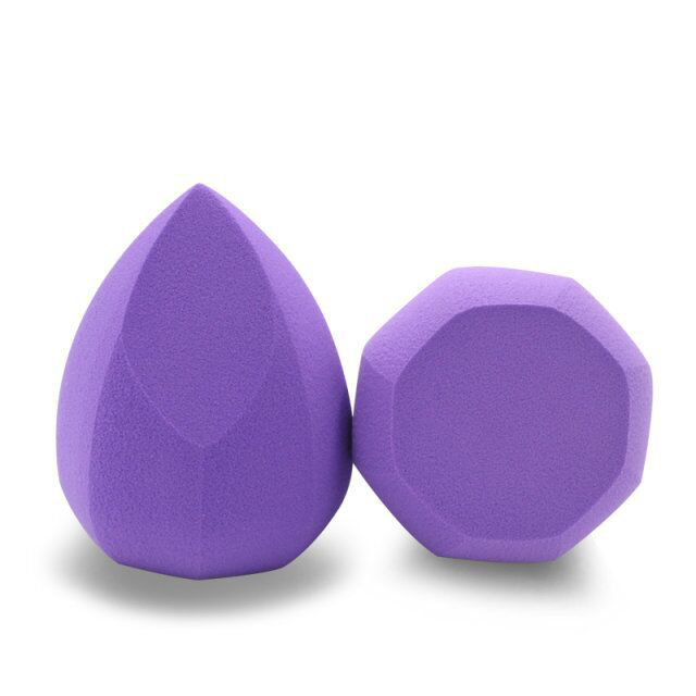 2019 Direct Factory Washable Latex Free Diamond Cuttings Laser Logo Beauty Makeup Sponge Blender