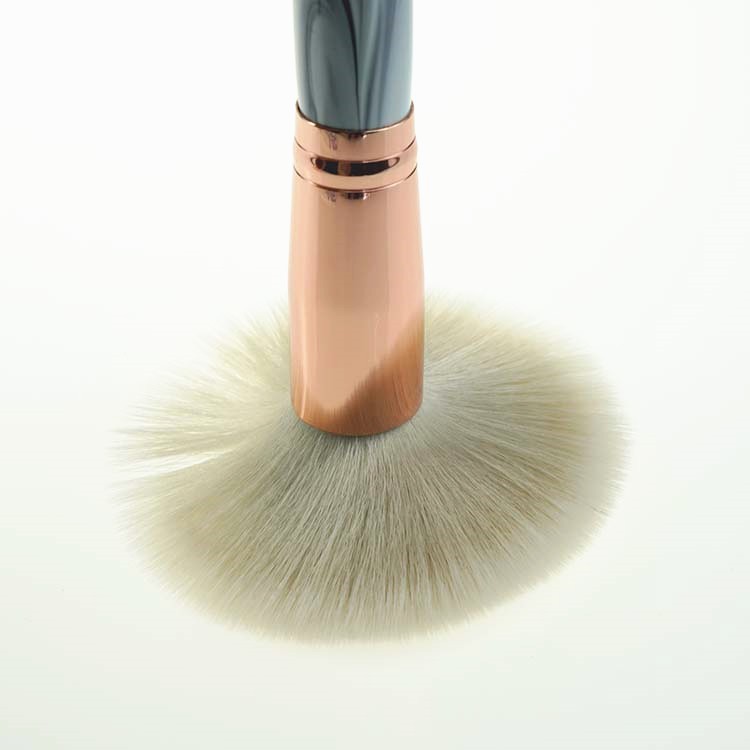 Factory Wholesales OEM 7pcs Marble Vegan Pravite Label Make up Brushes Makeup