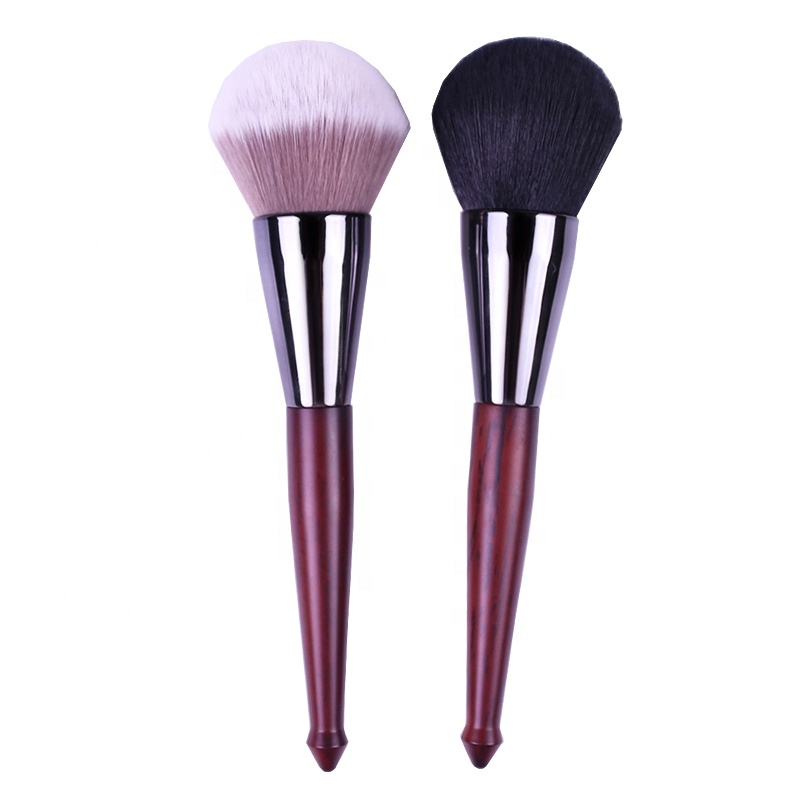 Face Tools Red Wood Synthetic Large Powder Brush Makeup Brush