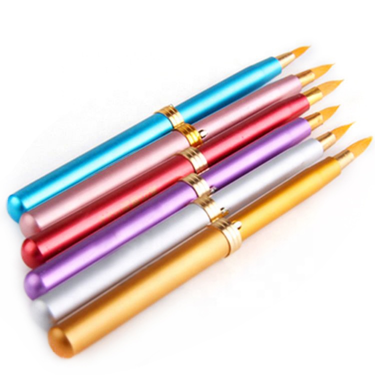 Crystal Lip Makeup Brush Retractable Mini Travel Lip Brush