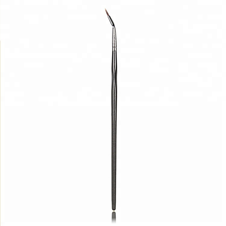 Customize Synthetic Hair Single Makeup Eye Liner Eyeliner Elbowed Brush Black Cosmetic Make-up Brushes