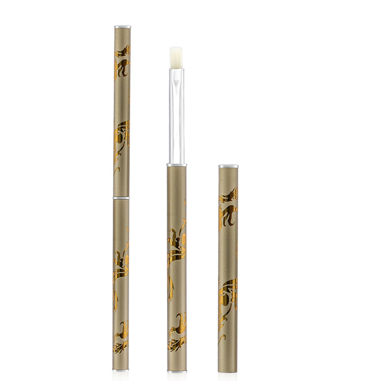 Wholesale Supply Metal Handle Kolinsky French Style High Quality Nail Brush