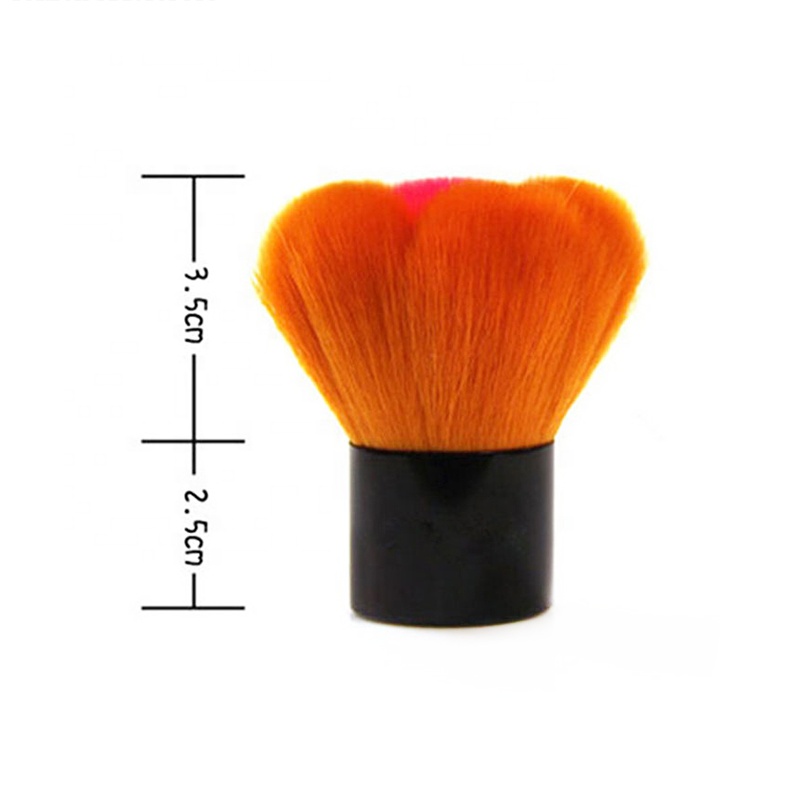 Flower Kabuki Cosmetic Brush Synthetic Mini Kabuki Brush For Loose Powder