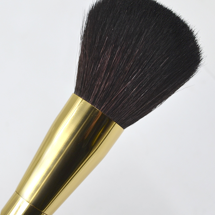 High Quality Goat Hair Metal Handle Makeup Large Loose Powder Brush