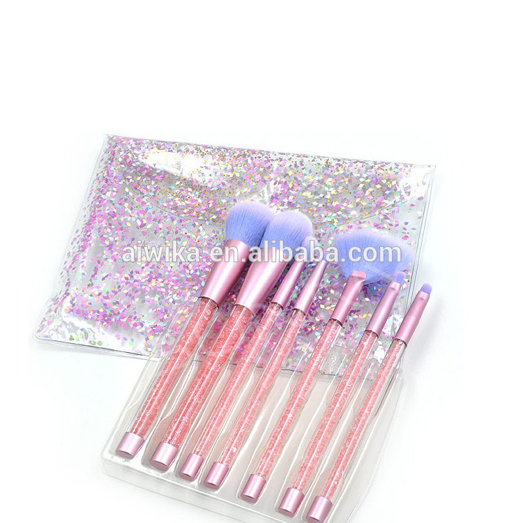New Makeup Brushes Supplier, 24pcs Microphone Dotted Makeup Brushes Custom Logo
