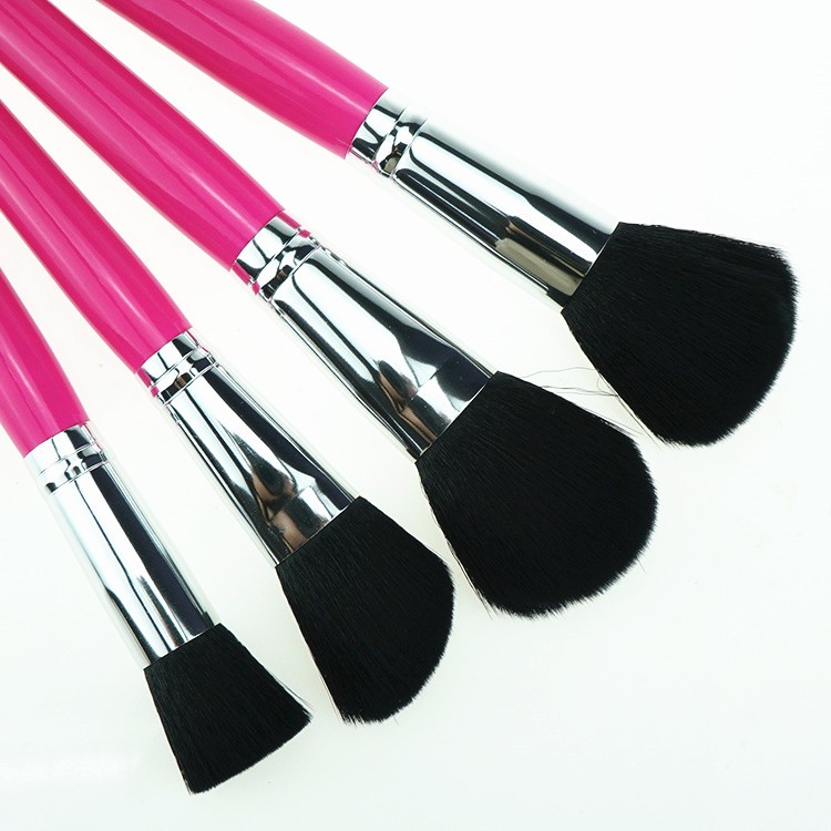 2019 best quality animal hair label label powder makeup cosmetic brush set