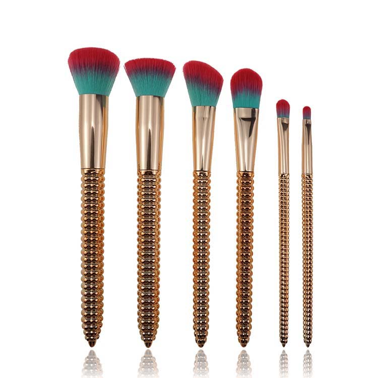 6pcs make up brush private label cosmetics brushes makeup set