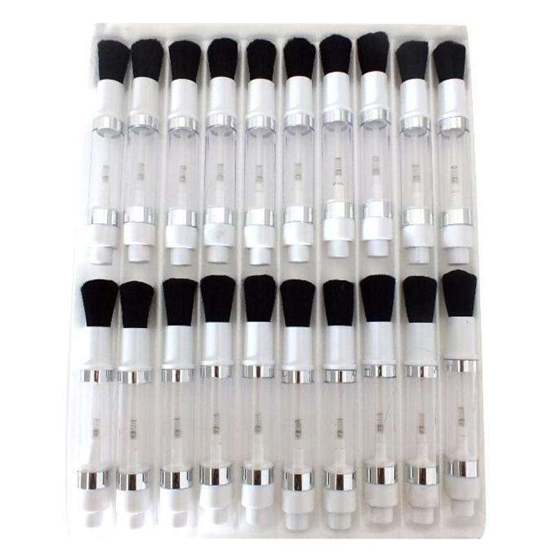 Automatic Cosmetic Tool refillable powder dispensing brush wholesale refillable body powder brush