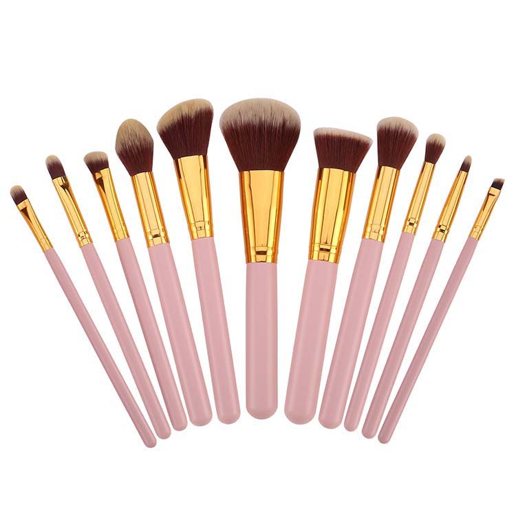 Private Label Brand New Popular 11PCS Makeup Brush Set With Brush Case