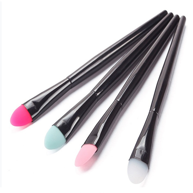 Custom Single Washable Silicone Eyeshadow Concealer Brush Applicator