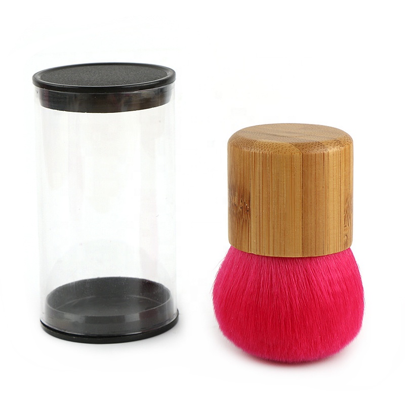 Hot Sale Powder Blusher Brush Eco-friendly Bamboo Handle Makeup Kabuki Brush