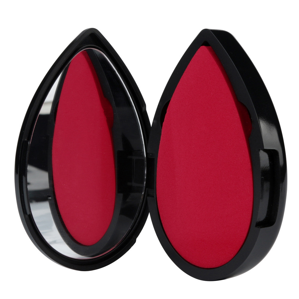 Latex free makeup sponge holder with mirror inside