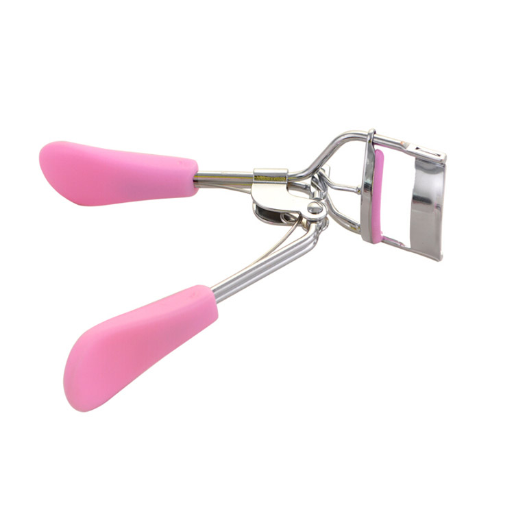 Packaging mini plastic handle stainless steel eyelash curler tool private label