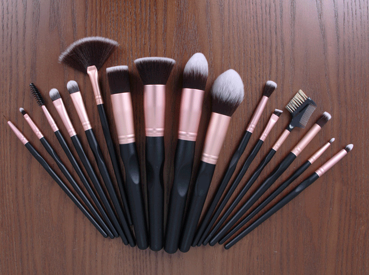 kabuki calligraphy morphe cosmetics set professional private label 16PCS cosmetic makeup brushes