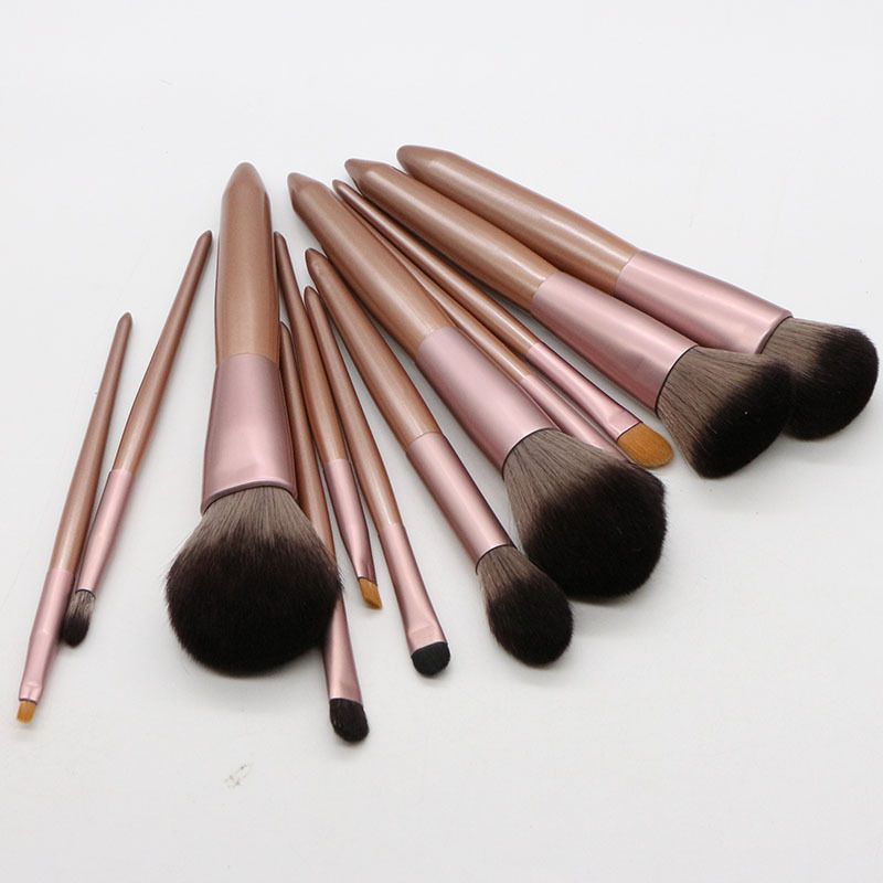 Custom Makeup Brush Set Private Label Make Up Brushes Natural Hair