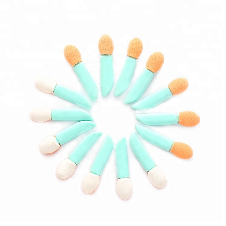 Free Gift Disposable Eyeshadow Palette Use Sponge Dual Eyeshadow Sponge Applicator
