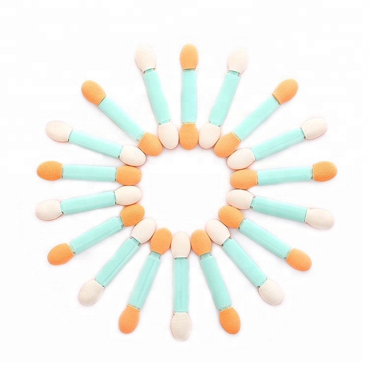Free Gift Disposable Eyeshadow Palette Use Sponge Dual Eyeshadow Sponge Applicator