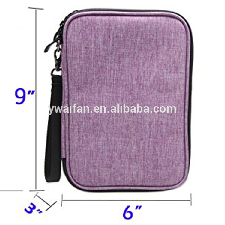 Travel Makeup Brush Case Professional Makeup Train Organizer Bag with Handle Strap for Brushes