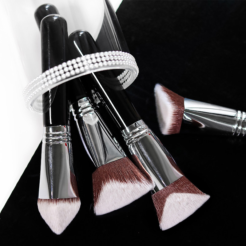 Professional Cosmetic Copper Brush Synthetic Foundation Tools Brush