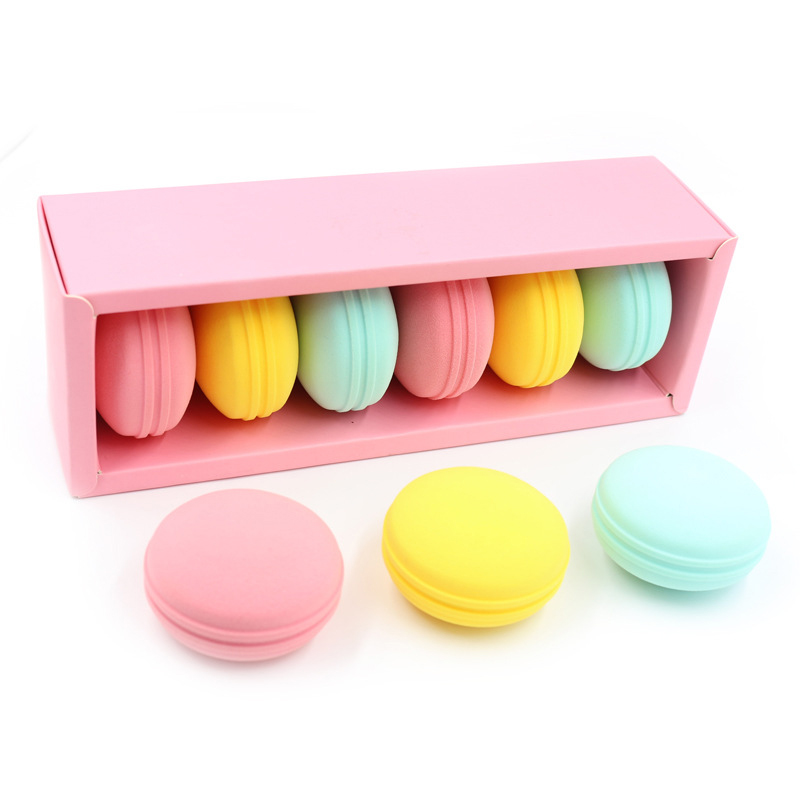 Macaron Makeup Blender Sponges Set Beauty makeup blenders colorful Foundation Sponge