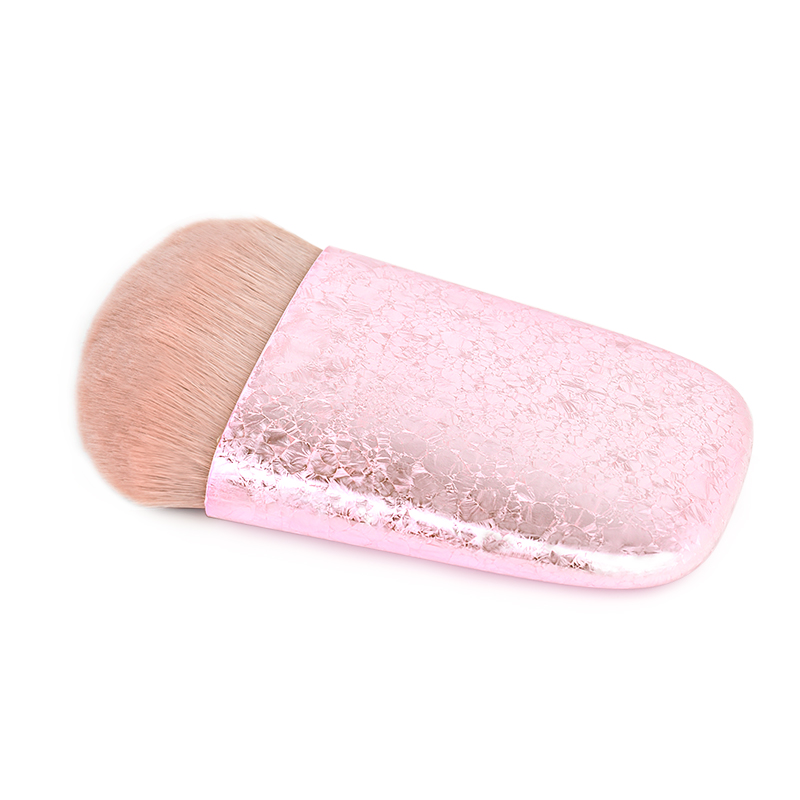 Electroplated Rimous Single Foundation Makeup Brush Soft Hair Kabuki Foundation Brush