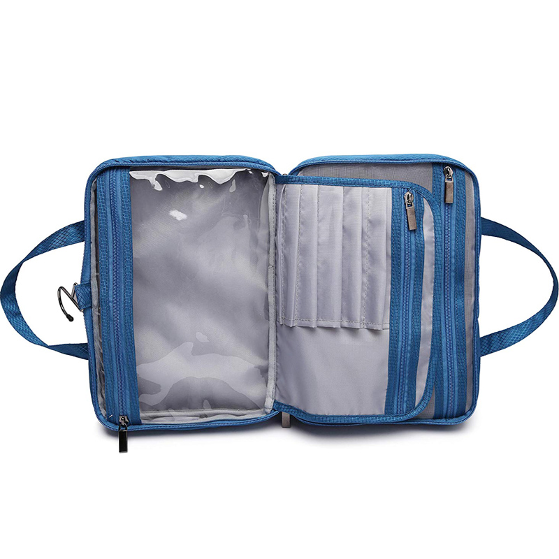 Versatile Cosmetic Bag Shaving Kit Travel Bag Hanging Toiletry Bag for Men and Women