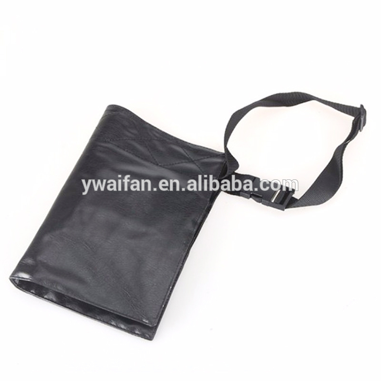 PVC Apron Artist Belt Strap Make Up Bag Cosmetic Brush Bag Makeup Brush Holder