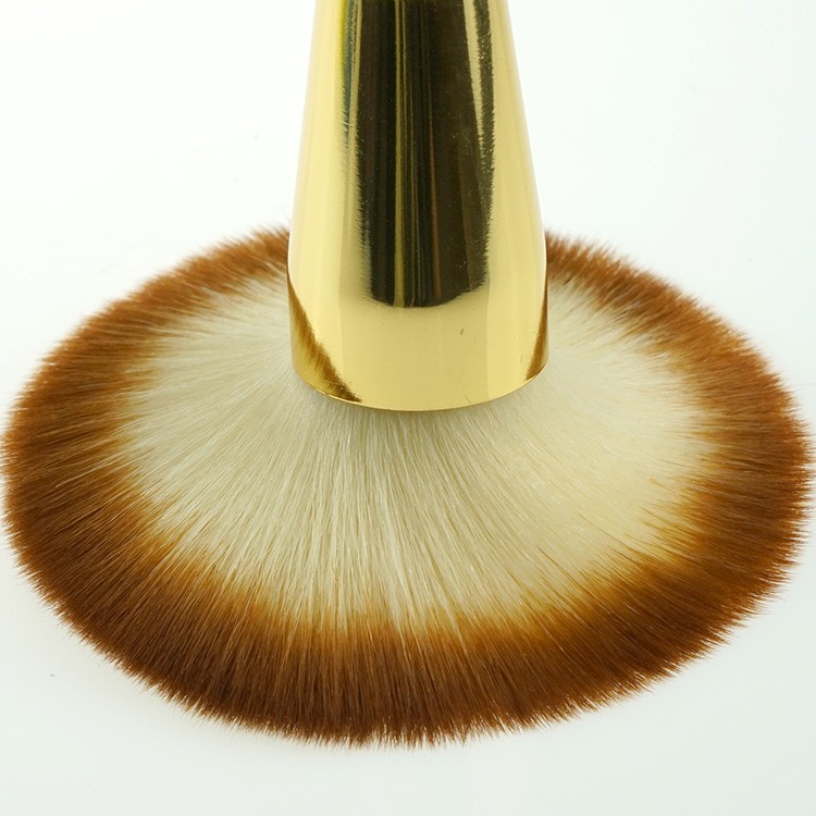 12Pcs Private Label Synthetic Soft Brushes Gold Makeup Brush Set