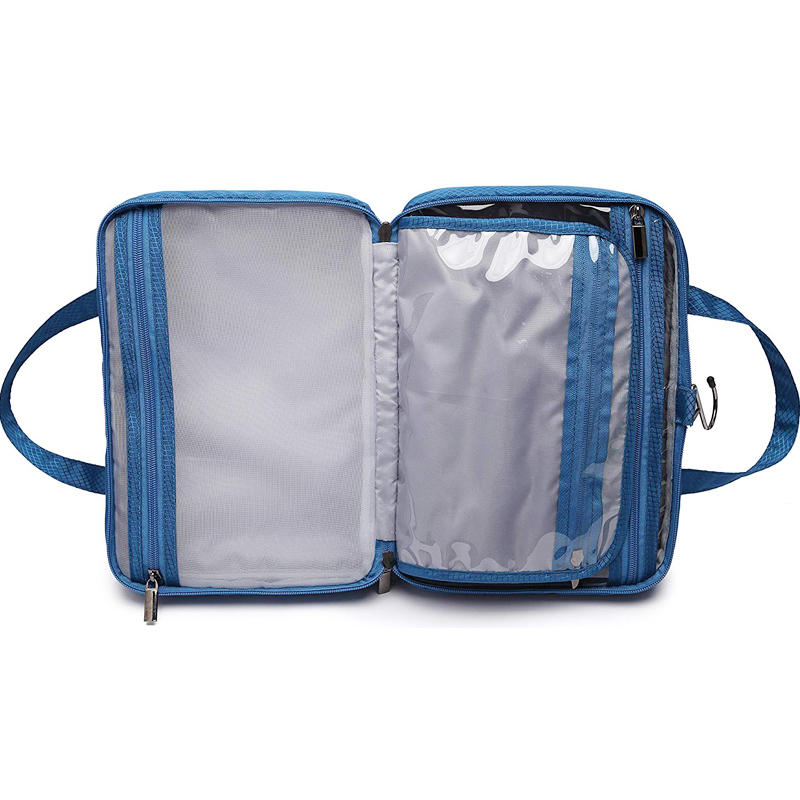 Versatile Cosmetic Bag Shaving Kit Travel Bag Hanging Toiletry Bag for Men and Women