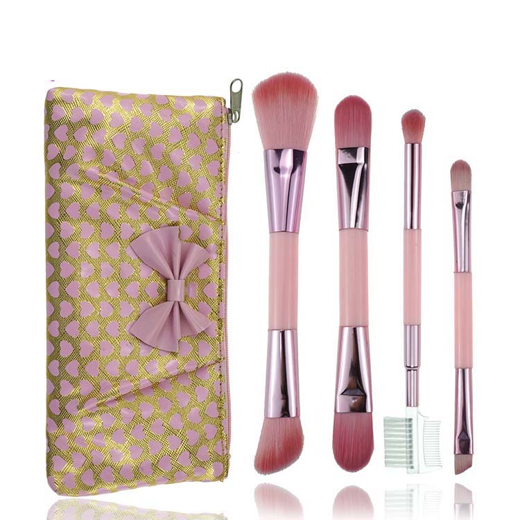 New makeup brush vegan makeup tools double ended makeup brushes