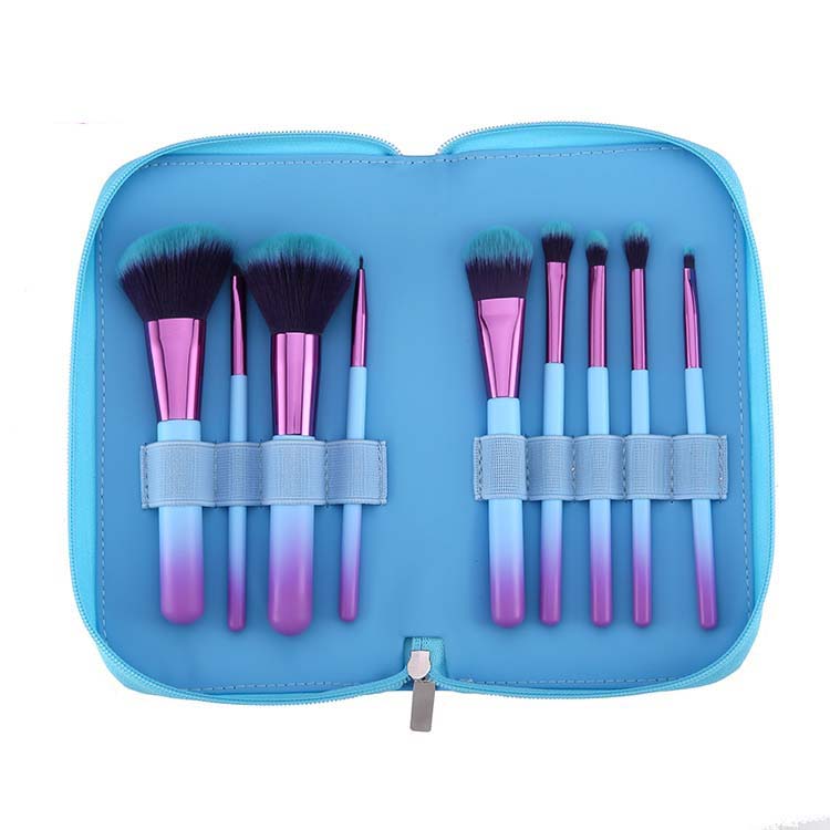 Cheap beauty cosmetic brushes kit Makeup Brush with PU bag