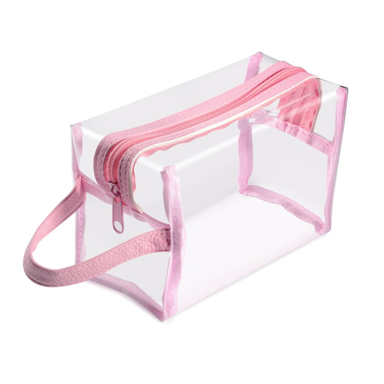 Transparent Cosmetic Bag PVC Bag for carrying Makeup Toiletry Compact