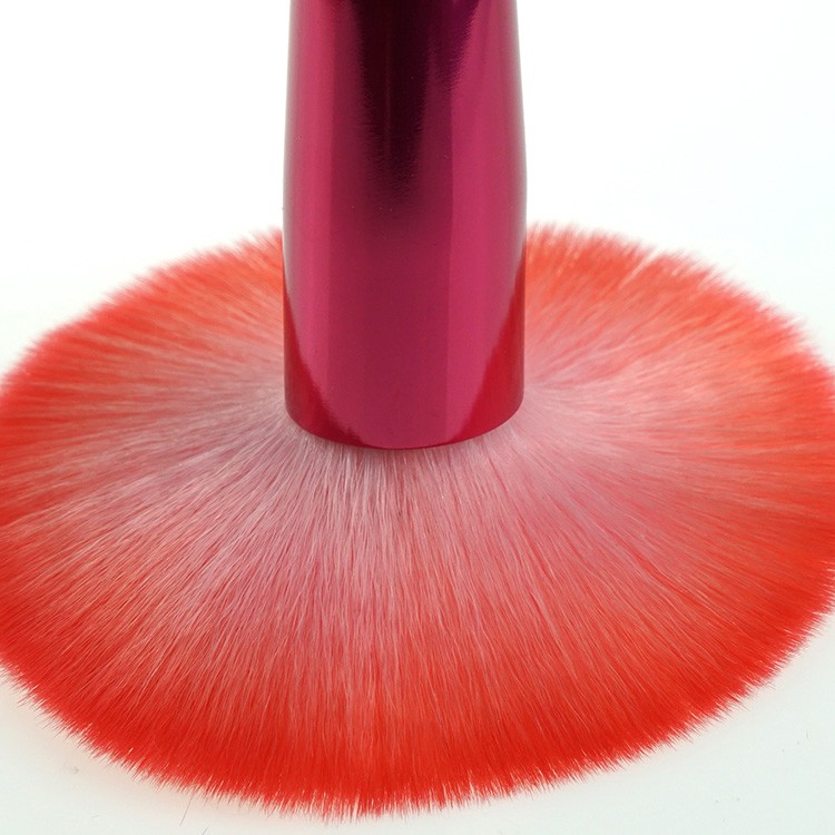 18Pieces pink wooden handle synthetic hair makeup brush set with portable bag