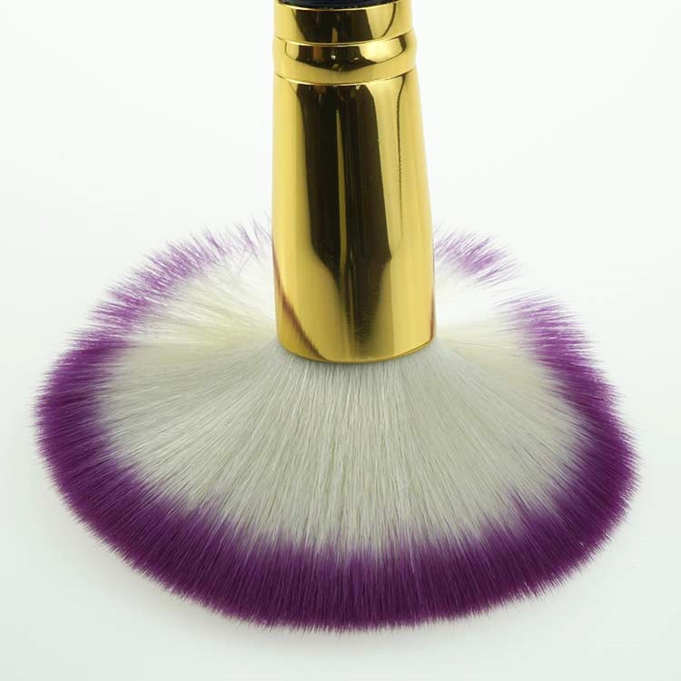 New trending flat nice 9pcs cosmetic brush set