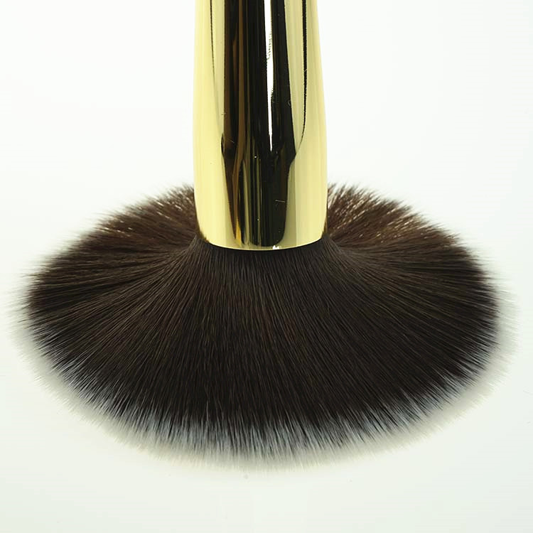 Custom Private Label 8pcs Makeup Brush Set Rose Gold Ferrule Black Wooden Handle Eyeshadow Brush Set