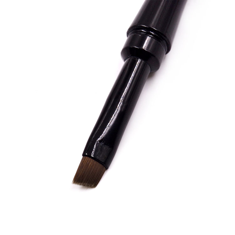 OEM / ODM Portable Double Sided Hair Makeup Lips Brush Makeup Cosmetic Lipstick Brush