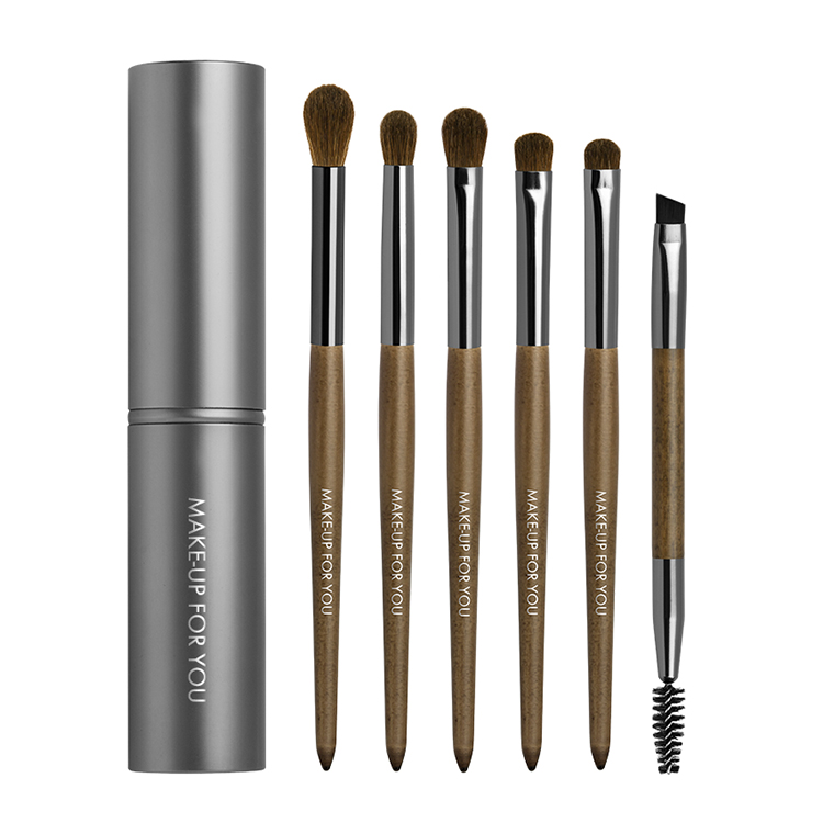 Pony Hair Cosmetic Eye Brush Makeup Eyeshadow Blending Brush Set